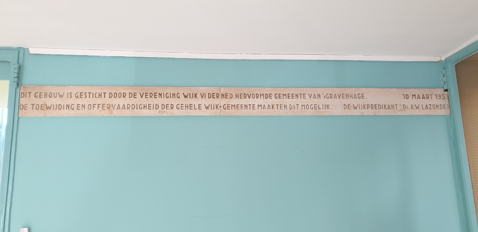 Gedenkschrift Regentesse kerk.