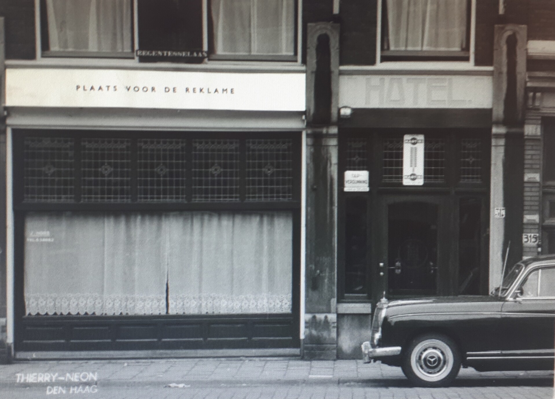 Hotel Sans Souci, Regentesselaan 317 (1900-1977).